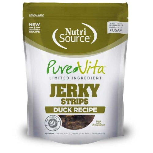 Nutrisource Pure Vita Duck Jerky 4 Oz by Nutrisource Tuffys Fashion