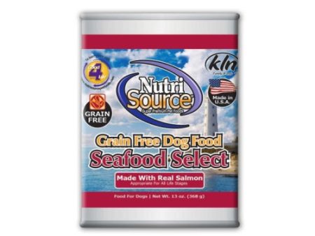 Nutrisource Grain Free Seafood Select Dog Cans 13 Oz (Case fo 12) by Nutrisource Tuffys Fashion