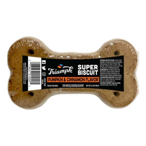 Triumph Super Single Pumpkin & Cinnamon Biscuits 3.5 Oz (Case of 2) by Triumph Sunshine Mills Fashion