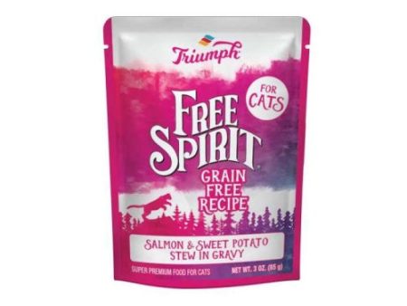 Triumph Free Spirit Grain Free Salmon & Sweet Potato 3 Oz (Case of 2) by Triumph Sunshine Mills For Discount