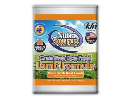 Nutrisource Grain Free Lamb Dog Cans 13 Oz (Case fo 12) by Nutrisource Tuffys Fashion