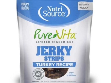 Nutrisource Pure Vita Turkey Jerky 4 Oz by Nutrisource Tuffys on Sale