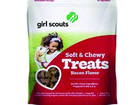 Nutrisource Girl Scouts Soft & Chewy Bacon Dog Treats 5 Oz by Nutrisource Tuffys Hot on Sale