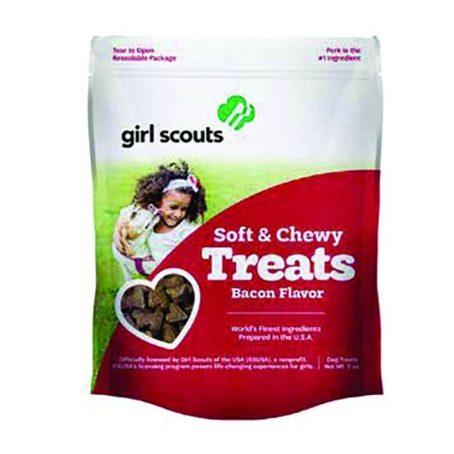 Nutrisource Girl Scouts Soft & Chewy Bacon Dog Treats 5 Oz by Nutrisource Tuffys Hot on Sale