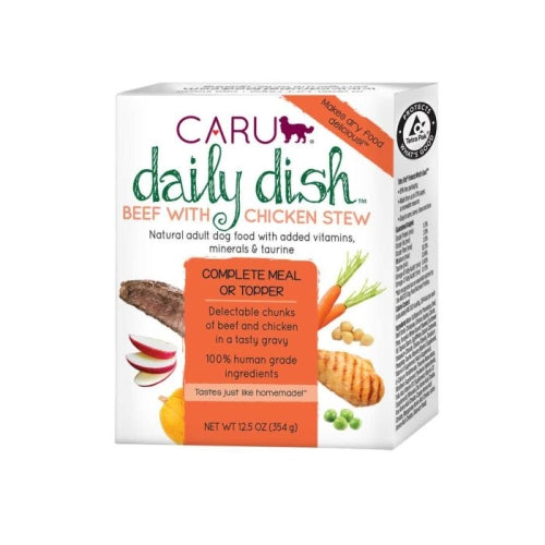 Caru Daily Dish Beef With Chicken Stew 12.5 Oz (Case of 12) by Caru Pet Food For Discount