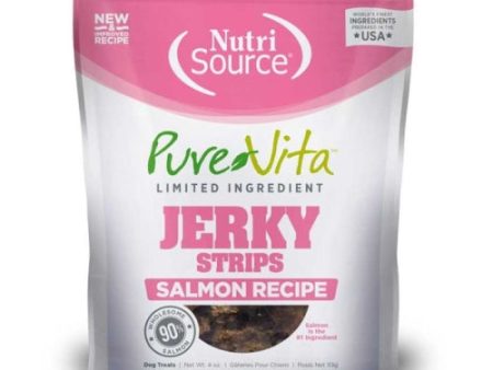 Nutrisource Pure Vita Salmon Jerky 4 Oz by Nutrisource Tuffys Sale