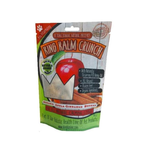 King Kalm Crunch Apple Cinnamon 8 Oz by King Kanine Fashion