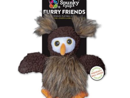 Spunky Pup Owl With Ball Squeaker 1 Each by Spunky Pup For Sale