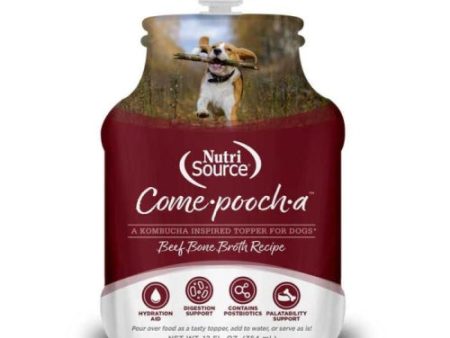 Nutrisource Come-Pooch-A Beef Broth Recipe 12 Oz (Case of 12) by Nutrisource Tuffys Online Hot Sale